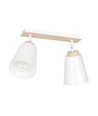 Atlas 2 Vit taklampa - E27, 230V, utan ljuskälla