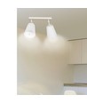 Atlas 2 Vit taklampa - E27, 230V, utan ljuskälla