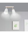 Atlas 2 Vit taklampa - E27, 230V, utan ljuskälla