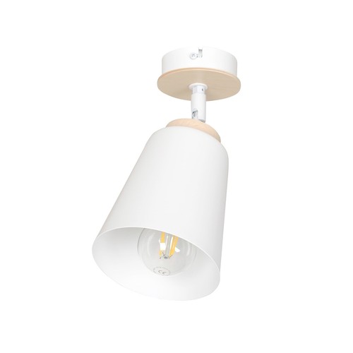 Atlas 1 Vit taklampa - E27, 230V, utan ljuskälla