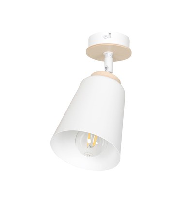Atlas 1 Vit taklampa - E27, 230V, utan ljuskälla
