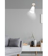 Atlas 1 Vit taklampa - E27, 230V, utan ljuskälla