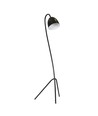 Haris LP1 Svart / Vit golvlampa - E27, 230V, utan ljuskälla