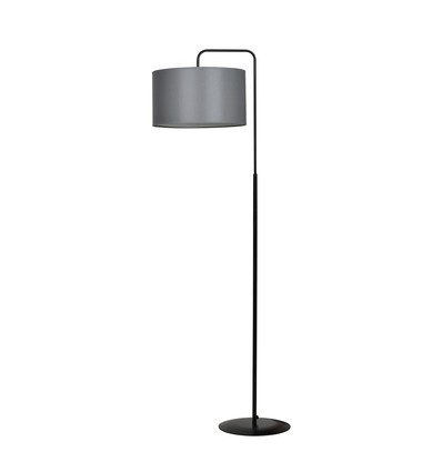 Trapo LP1 Svart/Grå golvlampa - Ø35 cm, E27, 230V, utan ljuskälla