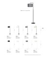 Trapo LP1 Svart/Grå golvlampa - Ø35 cm, E27, 230V, utan ljuskälla