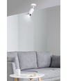 Hiro 1 Vit/Krom taklampa - GU10, 230V, utan ljuskälla