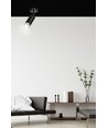 Hiro 1 Svart/Krom taklampa - GU10, 230V, utan ljuskälla