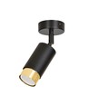 Hiro 1 Svart/Guld taklampa - GU10, 230V, utan ljuskälla