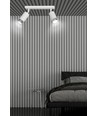 Hiro 2 Vit/Krom taklampa - GU10, 230V, utan ljuskälla