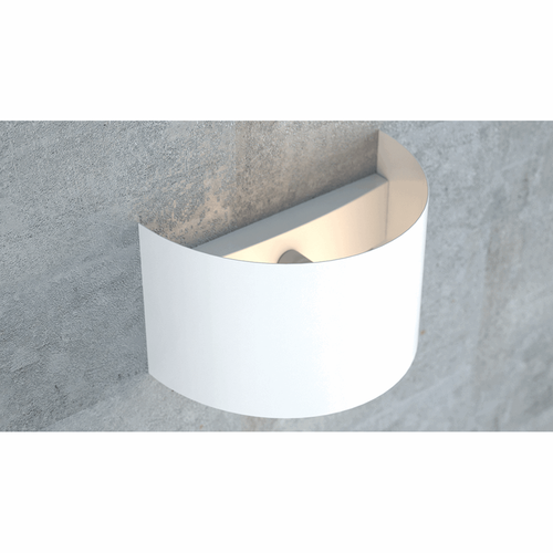 Fold Vit vägglampa - G9, 230V, utan ljuskälla