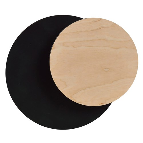 Circle 1A Svart vägglampa - G9, 230V, utan ljuskälla