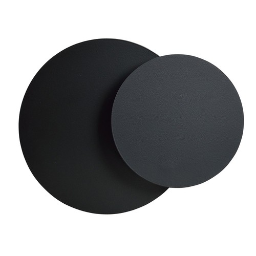 Circle 1C Svart vägglampa - G9, 230V, utan ljuskälla