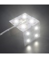 25x25 vikbar LED-ark RA94, 12W - IP20, RA94, 24V