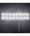 25x25 vikbar LED-ark RA94, 12W - IP20, RA94, 24V