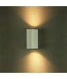 2-vägs vägglampa GU10 - vit, rund, aluminium, IP44