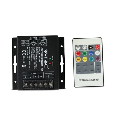 288W LED RGB Controller - 20 knappars RF fjärrkontroll