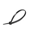 Kabelband 10 cm, 100 st - Bredd 2,5 mm svart