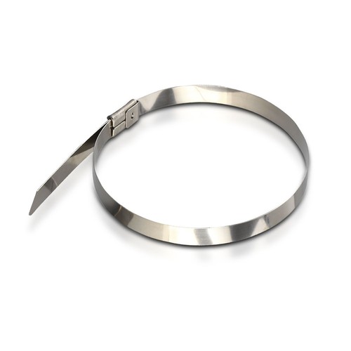 Rostfritt Kabelband, 100 st - Bredd 4,6mm, 30 cm