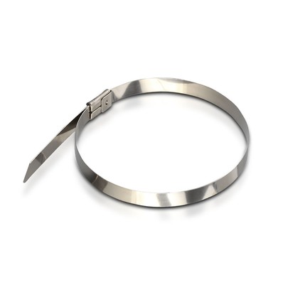 Rostfritt Kabelband, 100 st - Bredd 4,6mm, 30 cm