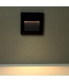 2W LED trappbelysning - Svart, utanpåliggande, IP65 inom-/utomhus, 230V