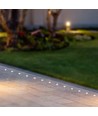 1W LED Markspotlight - Ljus 3000K, Svart.