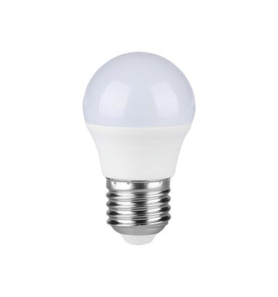 E27 4,5W LED klotlampa - G45, 4000K, 470lm, ersätter 40W