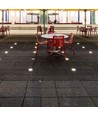 1W nedgrävningsspot - LED, ljus 6400K, silver