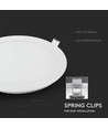 12W LED Premium Panel - 6400K, Rund