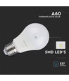 8,5W A60 glödlampa E27 - Plast, Samsung-chip, 6500K.