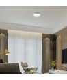 24W panel - bakgrundsbelyst, utanpåliggande, 6500K, rund