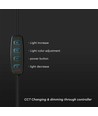 10W LED-RINGLJUS - 10 tum, med bordsstativ, 3200K-5500K