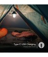 3W + 5W - Flamma Arbets-Camping Återuppladdningsbar Lampa, Dimbar, IP44