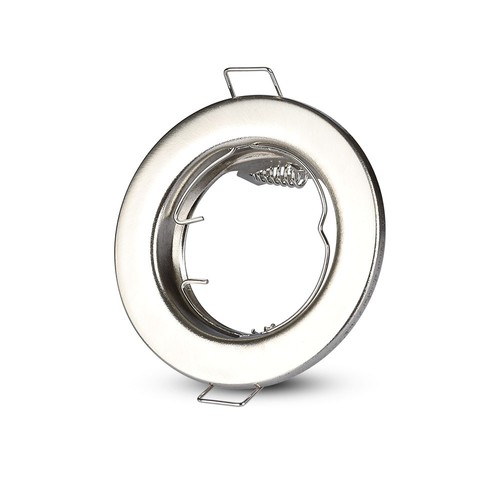GU10 lampa - rund, satin nickel, 2 st/paket