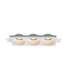 3xGU10 Lampa Rund Vit