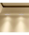 3xGU10 Lampa Rund Vit