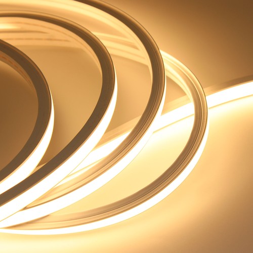 10m 10W/m AnyCut Neon Flex 10x10 Varmvit LED-strip - 24V DC, inget klippavstånd