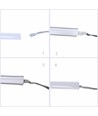 10m AnyCut Neon Flex 10x10 Neutralvit LED-strip - 10W/m, 24V, Ingen klippavstånd
