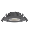 7W Ø8,3cm DimToWarm+CCT infälld spotlight dimbar RA96 - Hål: Ø6,8 cm, Svart