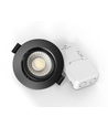 7W Ø8,3cm DimToWarm+CCT infälld spotlight dimbar RA96 - Hål: Ø6,8 cm, Svart