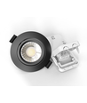 7W Ø8,3cm DimToWarm+CCT infälld spotlight dimbar RA96 - Hål: Ø6,8 cm, Svart