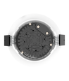 7W Infälld spotlight RA96, DimToWarm+CCT, Dimbar - Hål: Ø6,8 cm, Mått: Ø8,3 cm, Vit kant