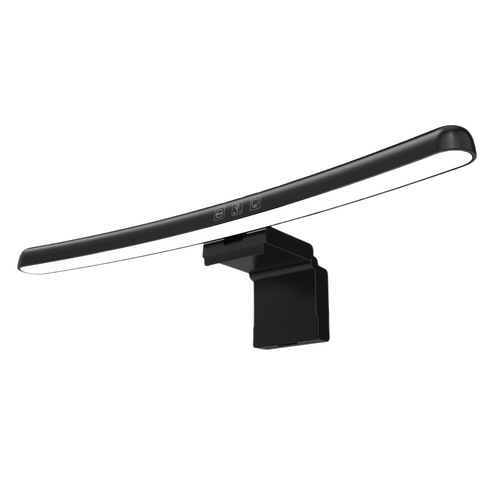 Böjd Monitorskärmsljus CCT - 40 cm bred, För PC-skärm, med touchkontroll