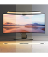 Böjd Monitorskärmsljus CCT - 40 cm bred, För PC-skärm, med touchkontroll