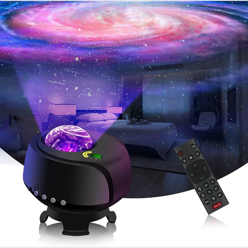 Galax-projektor - 5V USB, fjärrkontroll