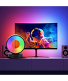 Cirkel RGBIC lampa - 18x15cm, Bluetooth, 5V USB