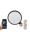 Slim Cirkel RGBIC lampa - Vit, Ø20cm, Bluetooth, 5V USB