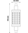 Outlet: R7S LED lampa - 6W, 78mm, dimbar, 230V