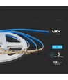 5m 10W/m LED strip - 24V, 128 LED per meter, 4000K, IP20, SMD2835
