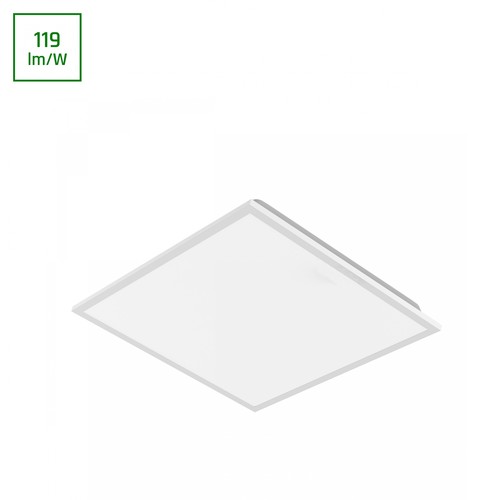 60x60 LED panel, 36W - 119lm/W, 4000K, vit ram, 5 års garanti
