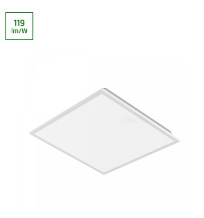 60x60 LED panel, 36W - 119lm/W, 4000K, vit ram, 5 års garanti